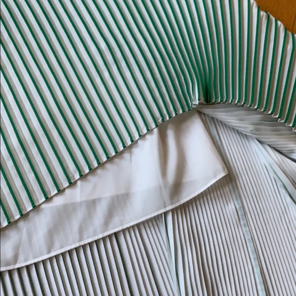 Karen Millen Two Tone Pleated Maxi Dress s 6 - Picture 11 of 14